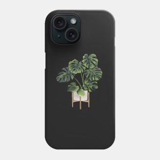 Monstera Plant In Pot Phone Case