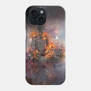 Space meditation Phone Case