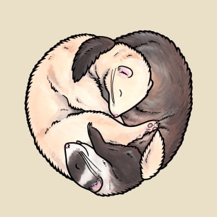 Sleeping Ferrets T-Shirt