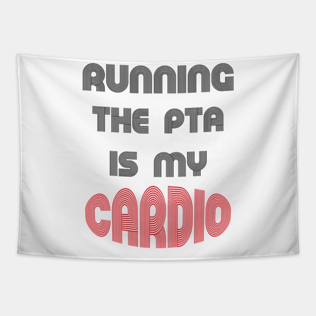 Running the PTA, back to school funny quote Tapestry by FasBytes