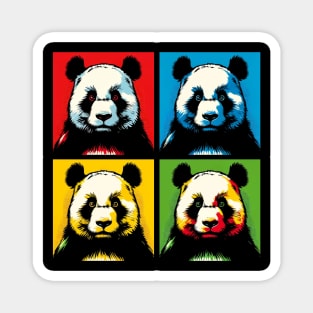 Pop Tense Panda - Funny Panda Art Magnet