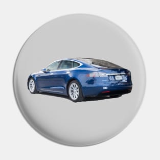 Tesla Model S Oil Painting Pin