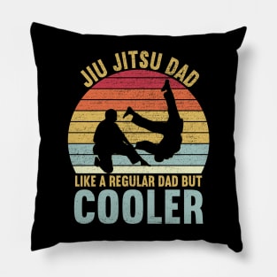 Jiu Jitsu Dad Like a Regular Dad But Cooler Vintage Pillow