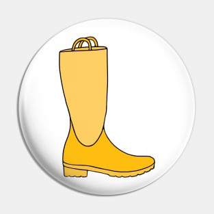 Yellow Rain Boots Pin