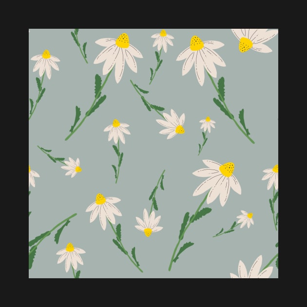 Subtle Daisies by DiorelleDesigns