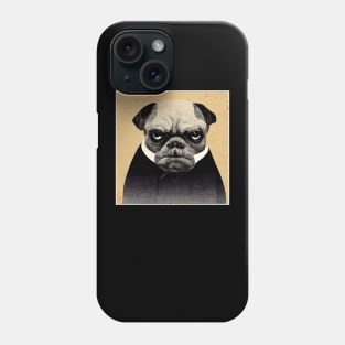 The pug father king pin pup Phone Case