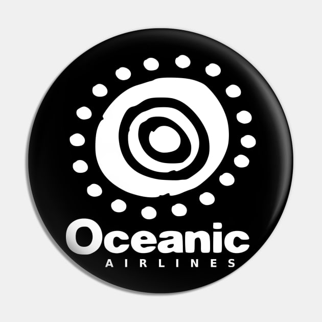 Oceanic Airlines T-shirt Pin by DoubleDu