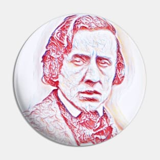 Frédéric Chopin Portrait | Frédéric Chopin Artwork | Line Art Pin