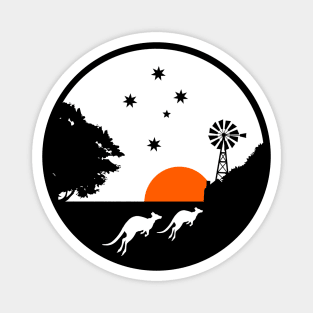 Australian Sunset Magnet
