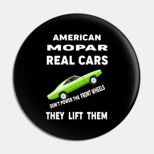 American Mopar Real Cars Pin