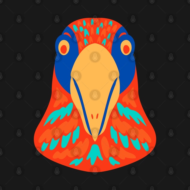 bird artistic head by pixspatter
