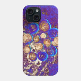 Snail Shells- Violet Blue Phone Case