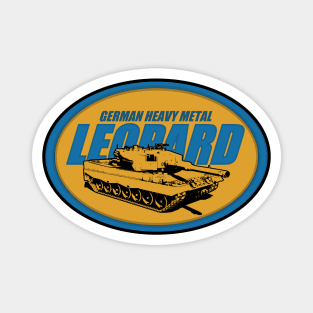 Leopard Tank Magnet