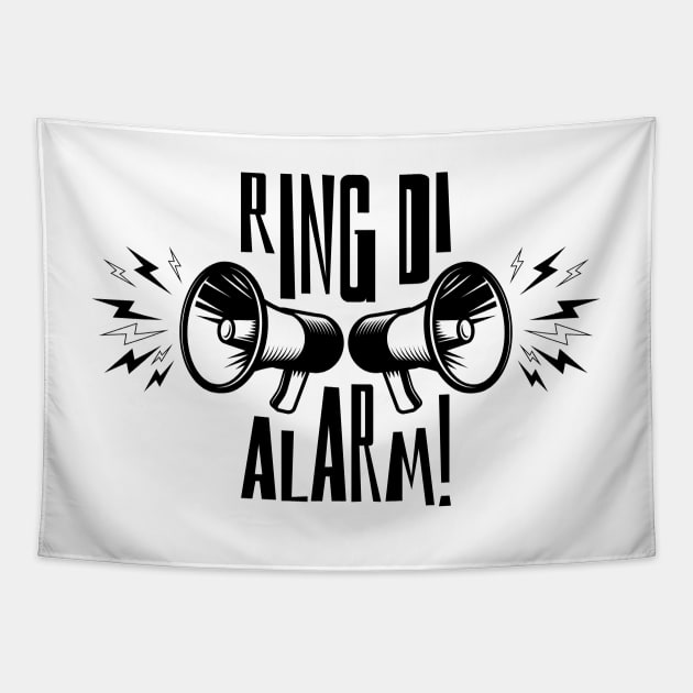 Ring Di Alarm Reggae Tapestry by rastauniversity