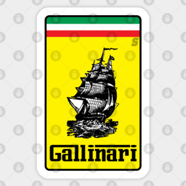 Danilo Gallinari Ferrari Danilo Gallinari Sticker Teepublic