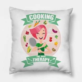 Cooking The Best Therapy Pillow