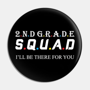 2nd Grade Squad Pin