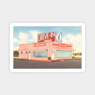 Drive-In Griddle postcard Magnet