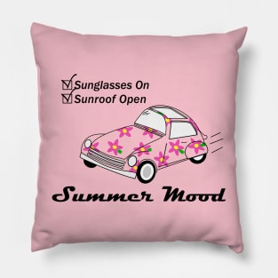 Lispe Summer Mood Coupe with Flowers Pillow