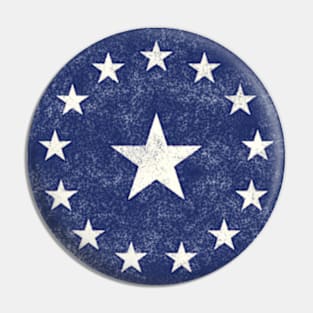 Old World 14 Stars front/back Pin