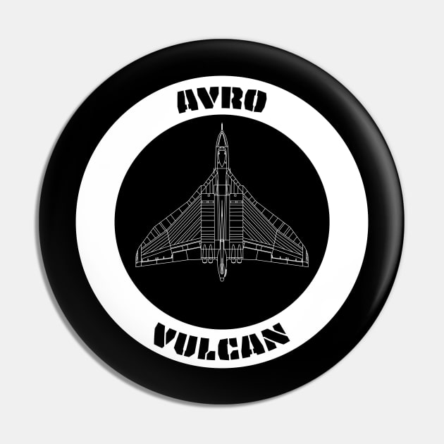 Avro Vulcan Bomber (RAF) Pin by BearCaveDesigns