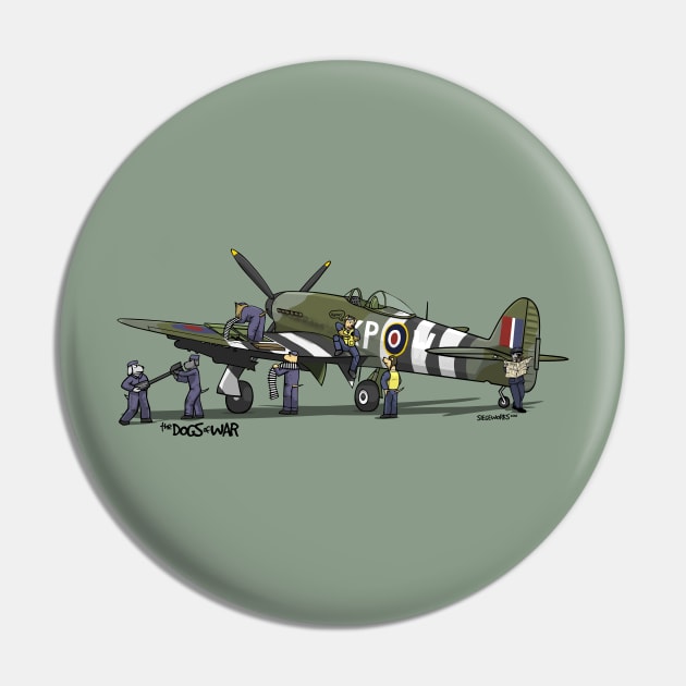 The Dogs of War: Hawker Typhoon Pin by Siegeworks