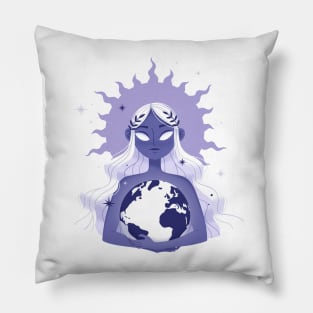 Gaia - Purple Pillow