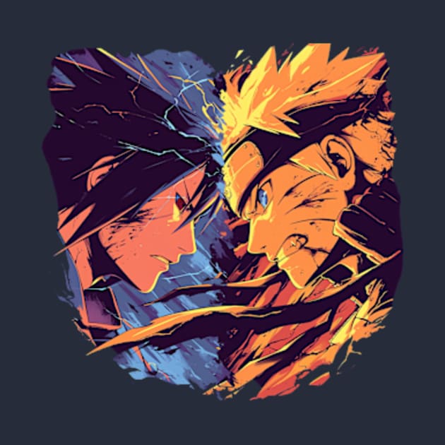 sasuke and naruto by StevenBag