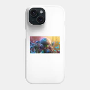 Quantum cellular fungi Phone Case