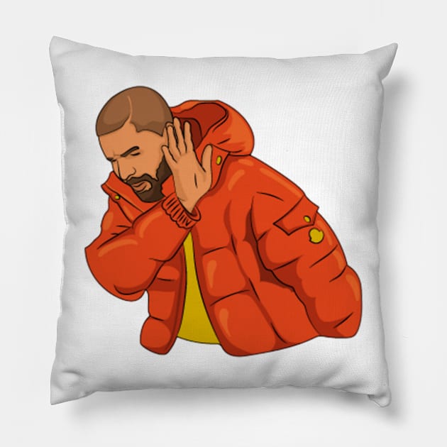 Drake Hotline Bling NO Meme Pillow by kyokyyosei