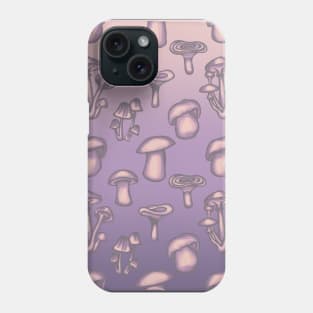 Pretty Pink Mushrooms Phone Case