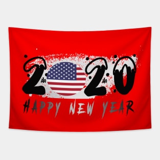 HAPPY NEW YEAR 2020 Tapestry