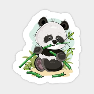 cute panda kid Magnet