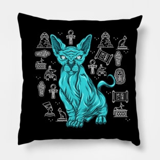 Sphynx Cat Egypt Pillow