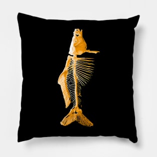 Fish Yellow Pillow