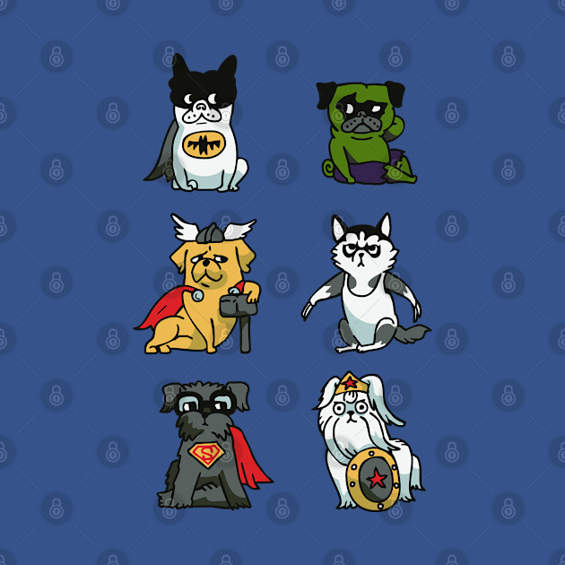 Superhero Puppies - Dog - T-Shirt