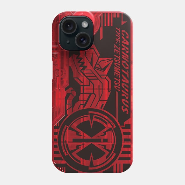 Carnotaurus Zetsumerise Key Phone Case by Tokuproject