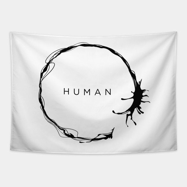 Human Arrival Sci Fi Tapisserie Teepublic De
