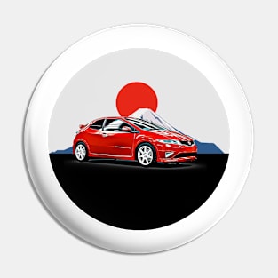 Civic Type R Japan Print Pin