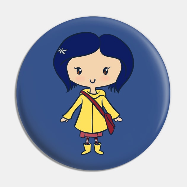 Coraline - Lil' CutiE Pin by Ellador