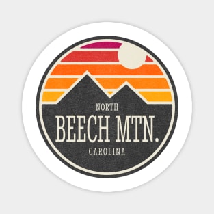 Visiting NC Mountain Cities Beech Mountain, NC Sunset Magnet