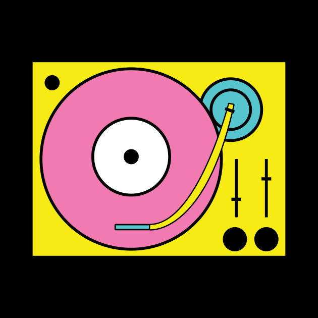 80s 90s Nostalgia DJ Deck by NostalgiaUltra