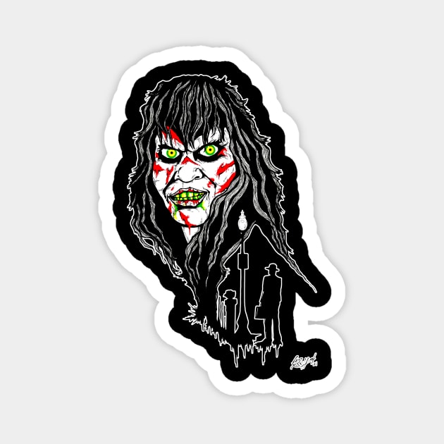 Regan Exorcist Magnet by ArtofOldSchool