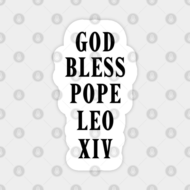 Pope-Leo Magnet by Creatifly Graphic Tees