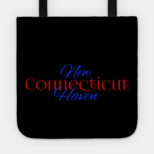 T-shirt the city new heaven connecticut Tote