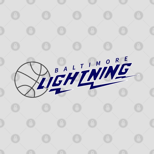 Defunct Baltimore Lightning CBA Basketball 1985 by LocalZonly