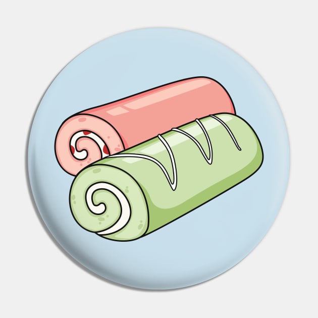 Swiss roll / roll cake cartoon illustration Pin by Miss Cartoon