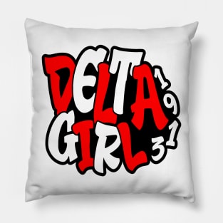 Delta Girl Pillow