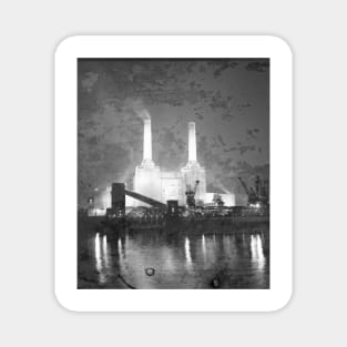 Battersea Power Station 1955 Magnet