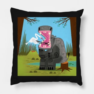 Hippopotamouth Pillow